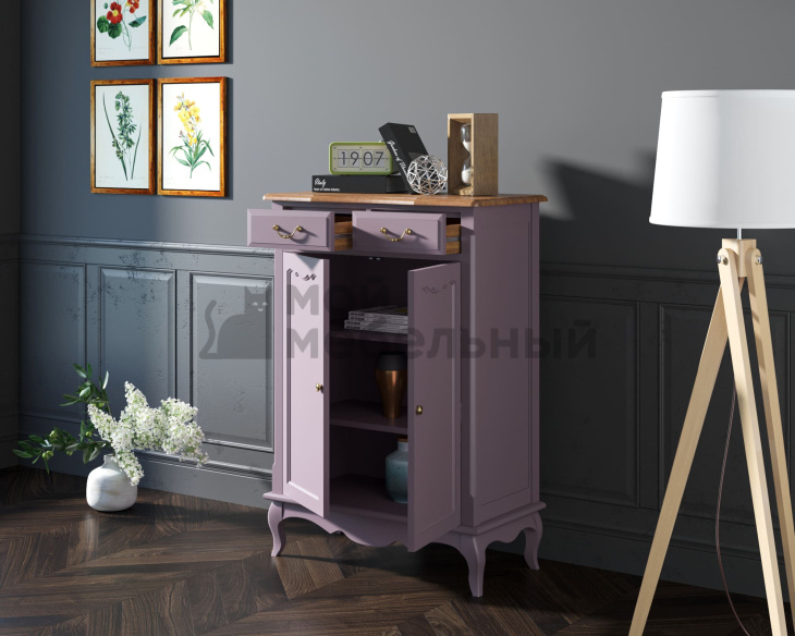Комод «Leontina Lavanda» на 2 ящика 2 дверки арт ST9329RL Комод «Leontina Lavanda» на 2 ящика 2 дверки арт ST9329RL фото 5