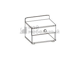 Тумба прикроватная Корвет МК 27 Горная ольха № 8 фото 2