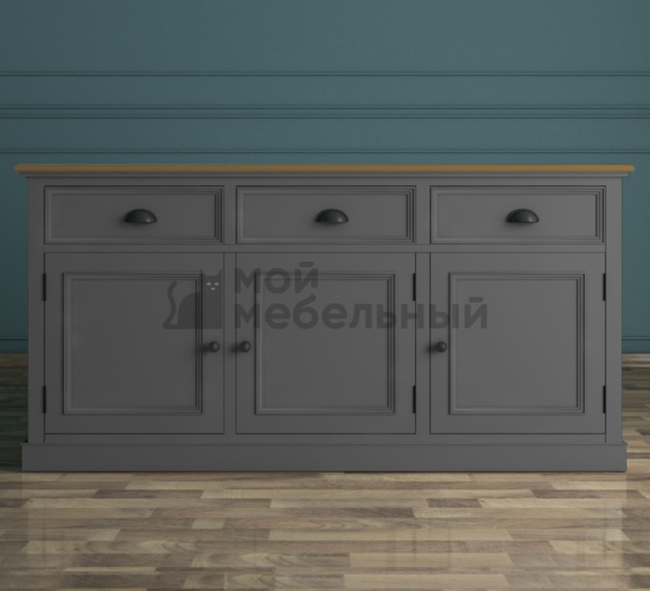 Серый комод 
