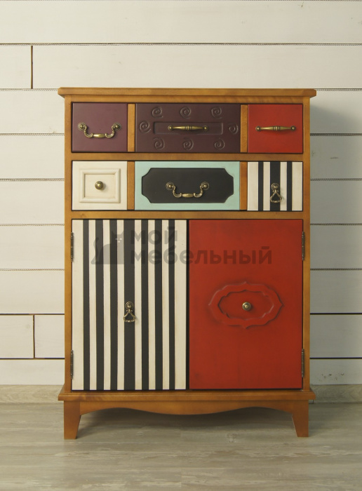 Вертикальный комод Gouache Birch (2 ящика) арт G20016ETG/1 фото 7