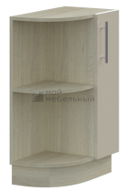 Тумба торцевая LOFTeam CPL Глянец РПО-30