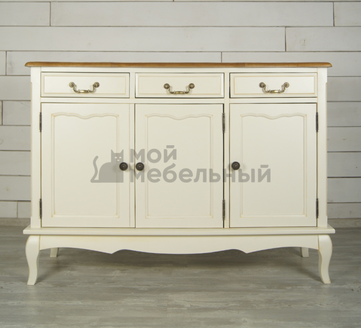 Бежевый Комод Leontina (3 ящика и 3 двери) арт ST9344 Бежевый Комод Leontina (3 ящика и 3 двери) арт ST9344 фото 2