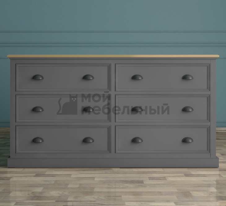 Серый комод 