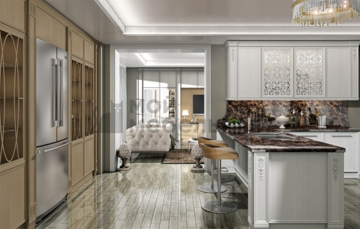 Модульная кухня Венето Бьянко фото 3