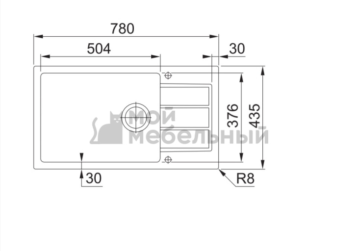 Кухонная мойка Franke SIRIUS SID 611-78/50 (монтаж на столешницу) фото 4