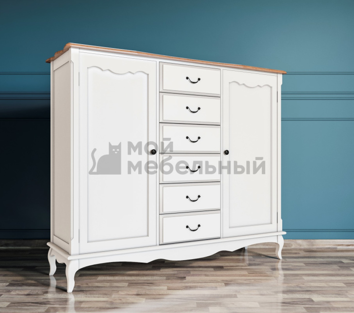 Комод «Leontina» с шестью ящиками и дверками арт ST9350 фото 4