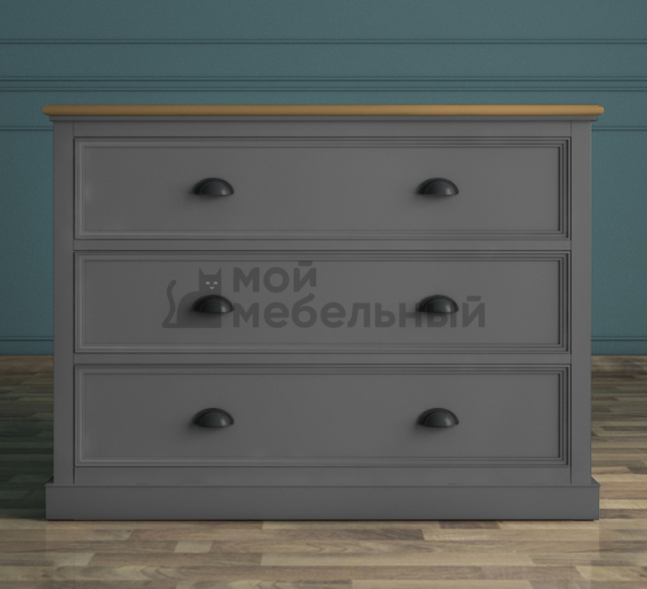 Серый комод 
