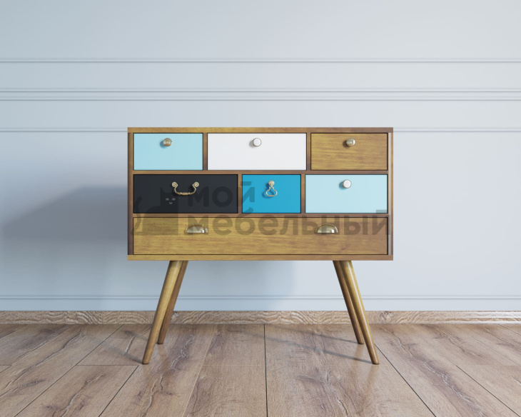 Комод на высоких ножках «Aquarelle» арт RE-53 фото 5