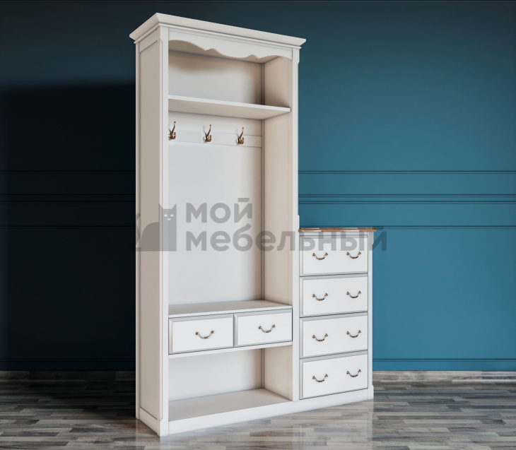 Шкаф-прихожая Leontina с комодом арт ST9362 фото 3