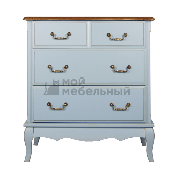 Голубой комод Leontina (4 ящика) арт ST9335B фото 8