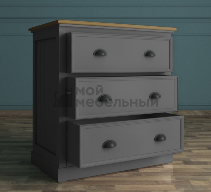 Серый комод 