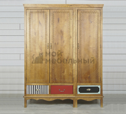 Шкаф трехстворчатый "Gouache Birch" арт М10527/3ETG