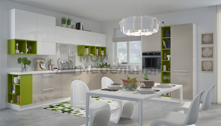 Модульная кухня TETRIS UVL Глянец Кашемир фото 1