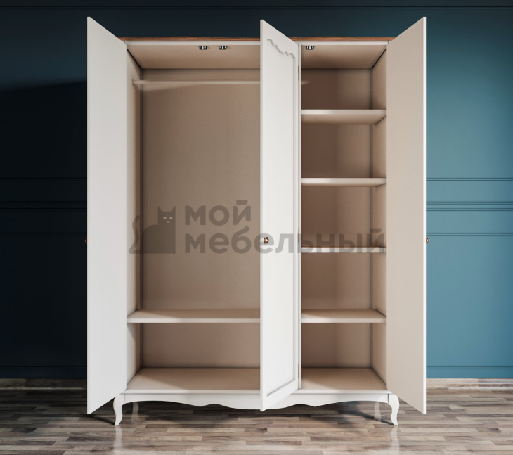 Шкаф Leontina для одежды трехстворчатый арт ST9327/3 фото 3