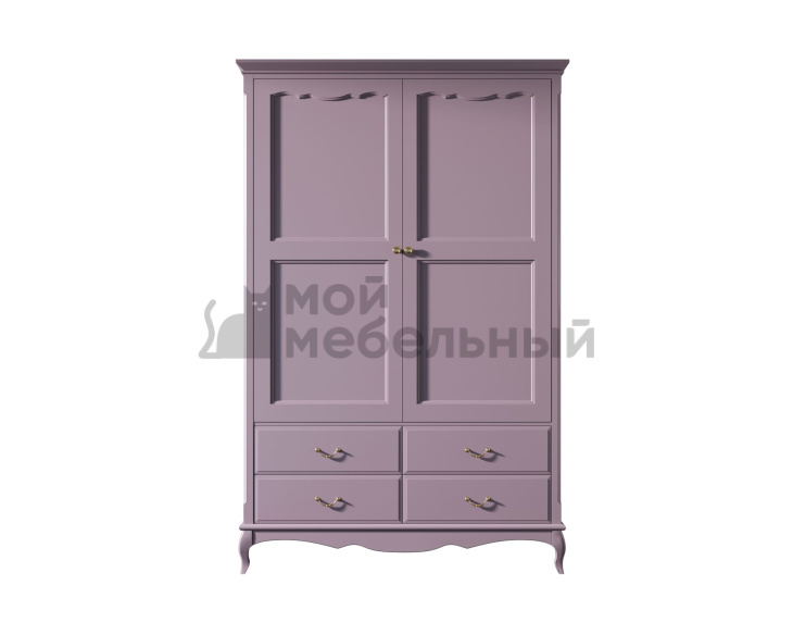 Шкаф "Leontina Lavanda" двустворчатый с ящиками арт ST9327KR2L Шкаф