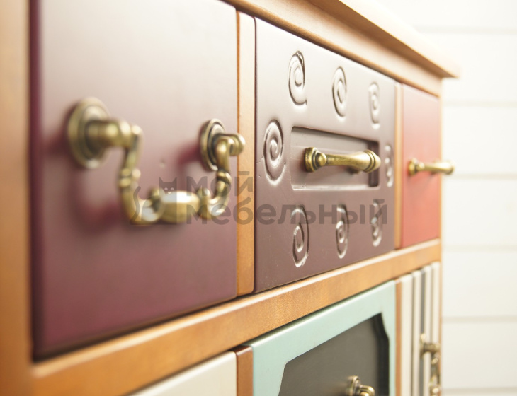 Вертикальный комод Gouache Birch (2 ящика) арт G20016ETG/1 фото 9