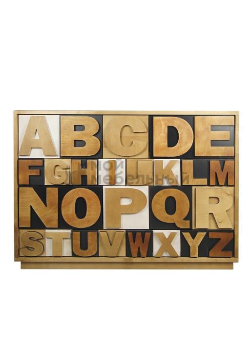 Комод «Alphabeto Birch» 10 ящиков арт AL-01/2ETG/4 фото 7