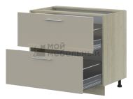 Тумба LOFTeam CPL Глянец ТНЯ-90/2