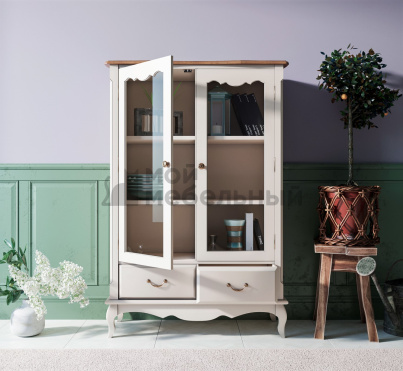 Шкаф "Leontina" для посуды низкий с ящиками арт ST9355/2