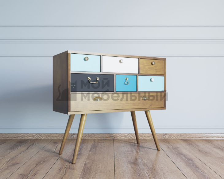 Комод на высоких ножках «Aquarelle» арт RE-53 фото 4