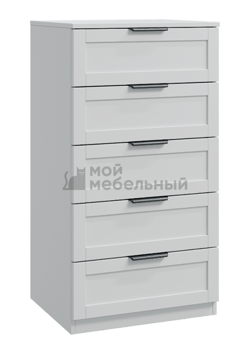 Изделие №555 комод 5ящ, белый (мк 74 