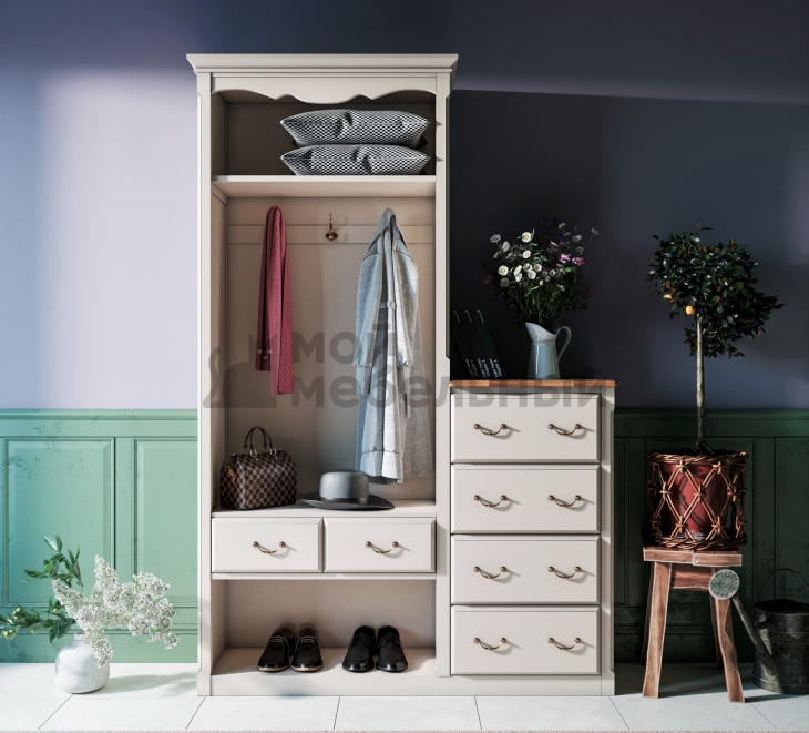 Шкаф-прихожая Leontina с комодом арт ST9362 фото 1