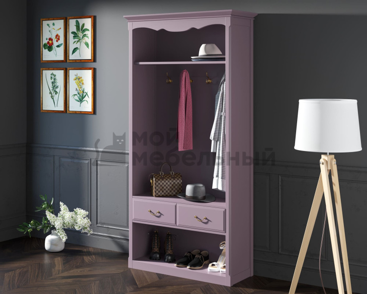 Шкаф-прихожая Leontina Lavanda открытая арт ST9360L Шкаф-прихожая Leontina Lavanda открытая арт ST9360L фото 4