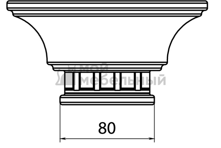 Накладка прямая на карниз Милан фото 1
