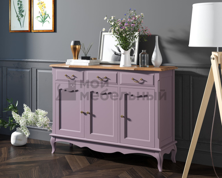 Комод "Leontina Lavanda" (3 ящика и 3 двери) арт ST9344L Комод