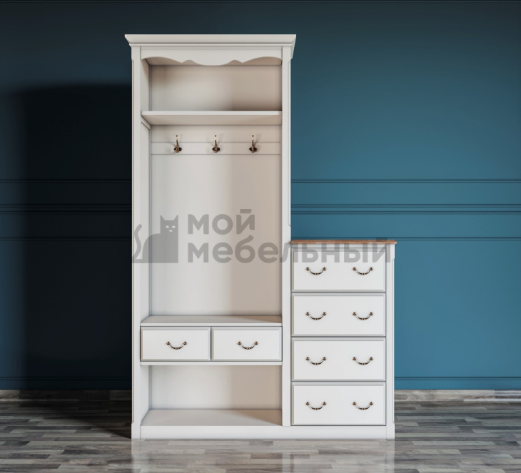 Шкаф-прихожая Leontina с комодом арт ST9362 фото 5