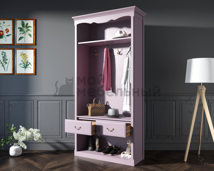 Шкаф-прихожая Leontina Lavanda открытая арт ST9360L Шкаф-прихожая Leontina Lavanda открытая арт ST9360L фото 3