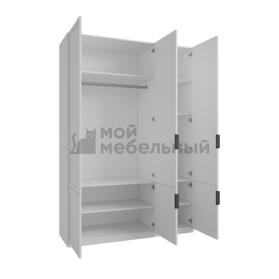 Изделие №553 шкаф 3дв ,белый (мк 74 