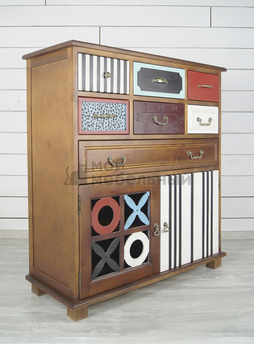 Вертикальный комод Gouache Birch (7 ящиков) арт G20017ETG/1 фото 5