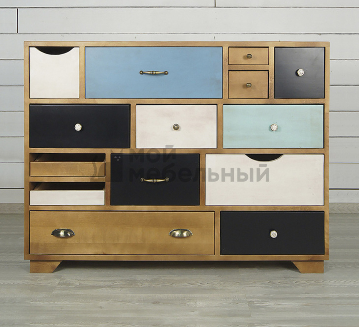 Комод «Aquarelle Birch» 14 ящиков арт RE-13ETG/4 фото 1