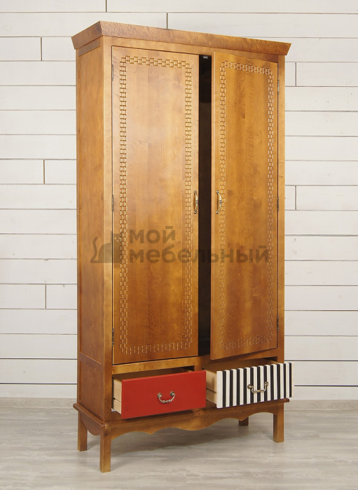 Шкаф двустворчатый 