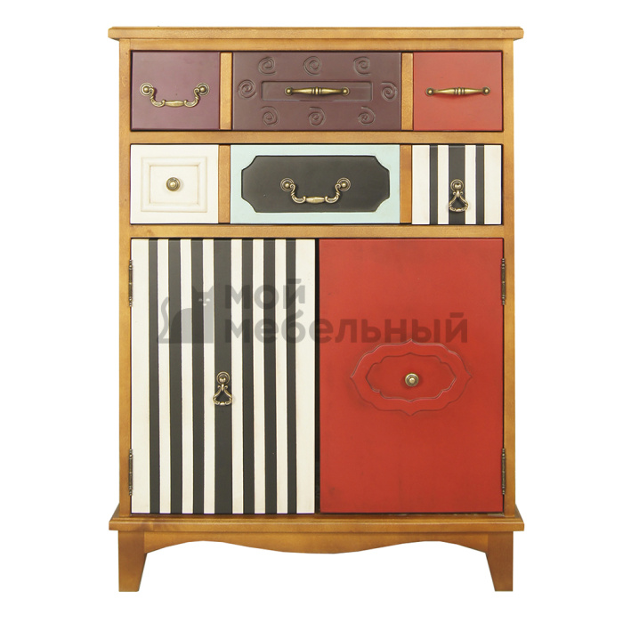 Вертикальный комод Gouache Birch (2 ящика) арт G20016ETG/1 фото 12