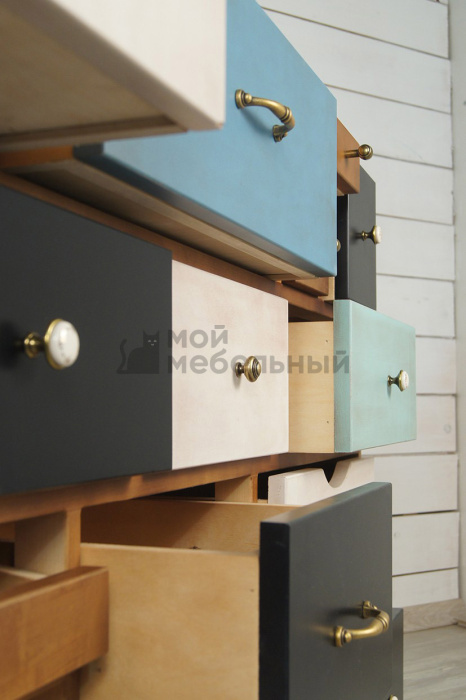 Комод «Aquarelle Birch» 14 ящиков арт RE-13ETG/4 фото 2