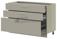 Тумба LOFTeam CPL Глянец ТНЯ-120/3