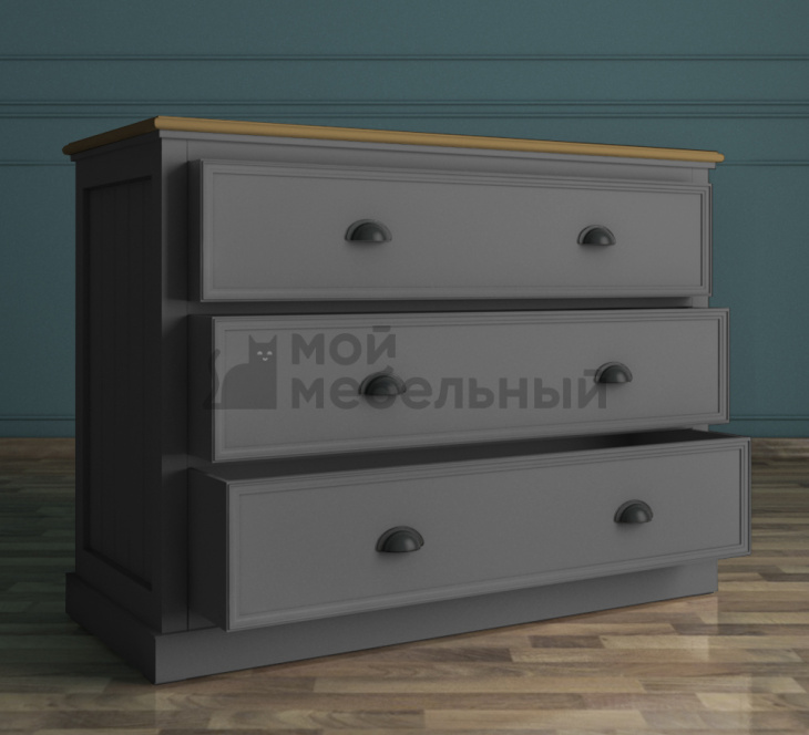 Серый комод 
