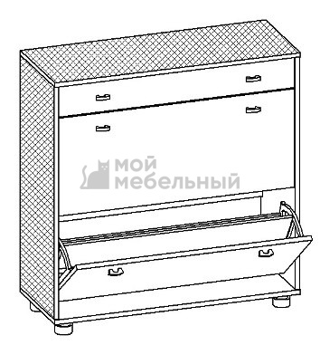 Тумба для обуви по своим размерам