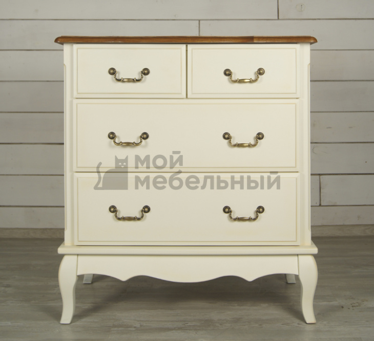 Бежевый комод Leontina (4 ящика) арт ST9335 фото 8