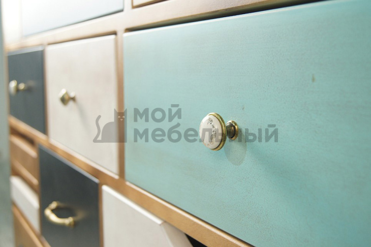 Комод «Aquarelle Birch» 14 ящиков арт RE-13ETG/4 фото 3