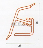 Плинтус для столешницы дюропал