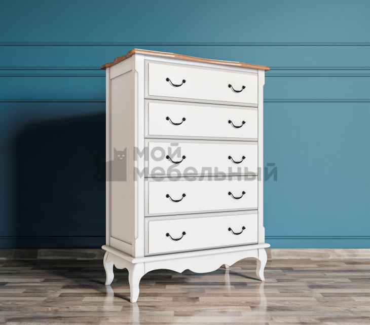 Комод «Leontina» на пять ящиков вертикальный арт ST9342 фото 4