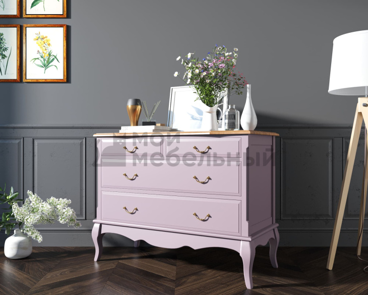 Комод «Leontina Lavanda» на 4 ящика арт ST9315L фото 5