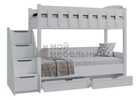 Кровать 2-х ярусная №7 (матрас 1900*800) фото 2