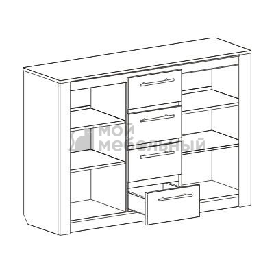 Комод элана бодега белая 1400