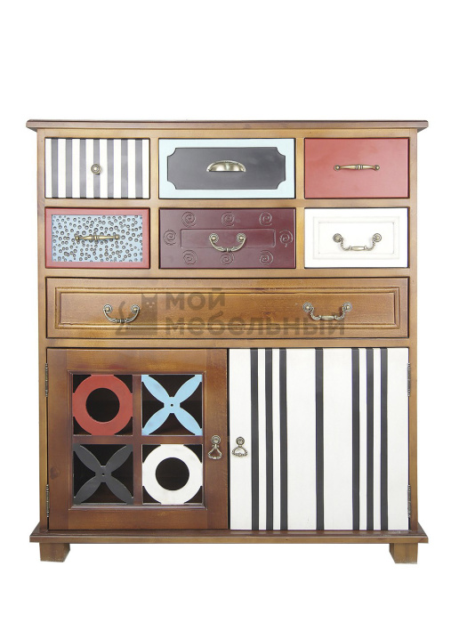 Вертикальный комод Gouache Birch (7 ящиков) арт G20017ETG/1 фото 12