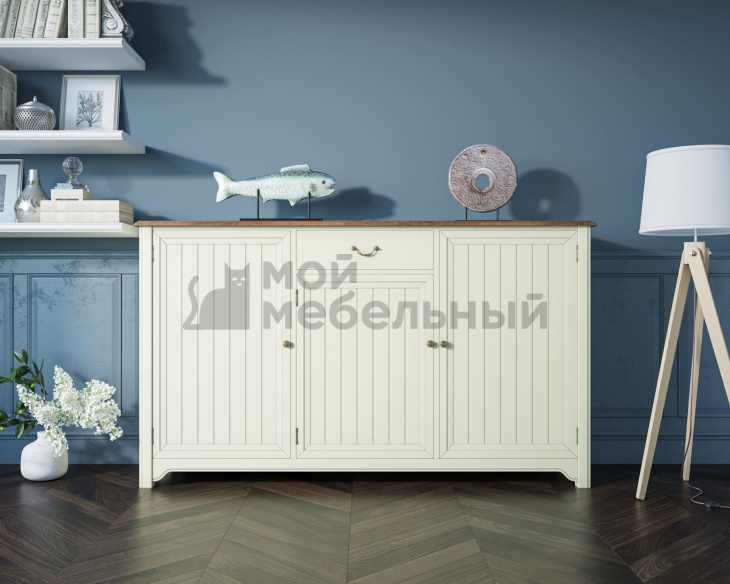 Бежевый комод Olivia 3 двери/1 ящик арт GA5005B Бежевый комод Olivia 3 двери/1 ящик арт GA5005B фото 5