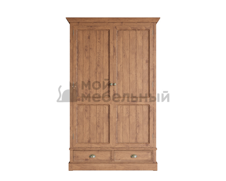 Шкаф двустворчатый "Palermo natural" арт PL1027OAK Шкаф двустворчатый